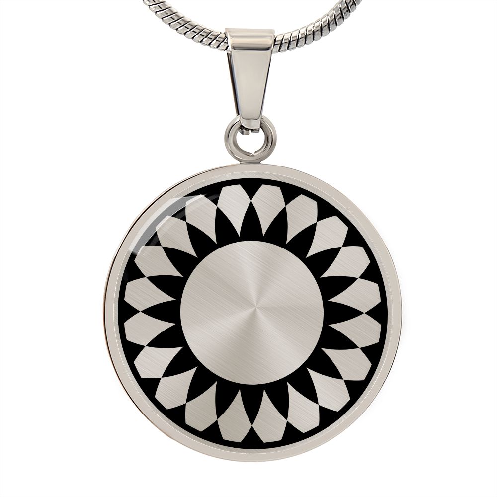 Crop Circle Pendant and Luxury Necklace - Cley Hill 6