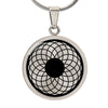 Crop Circle Pendant and Luxury Necklace - Kolinec