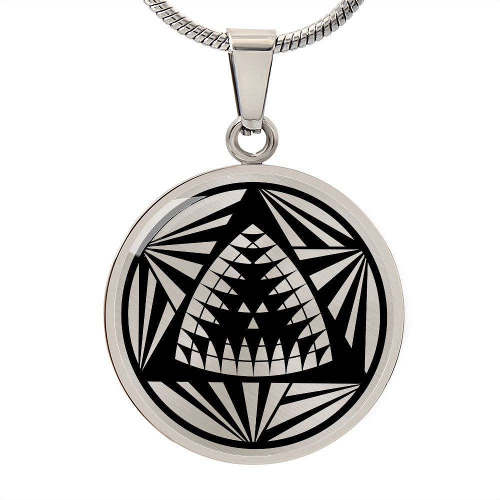 Crop Circle Pendant and Luxury Necklace - Allington