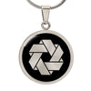 Crop Circle Pendant and Luxury Necklace - Beckhampton 3