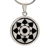 Crop Circle Pendant and Luxury Necklace - Kenilworth Castle
