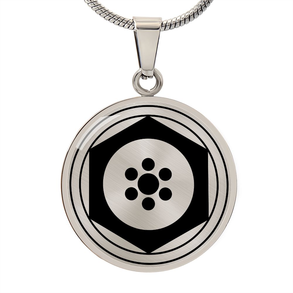 Crop Circle Pendant and Luxury Necklace - All Cannings 2