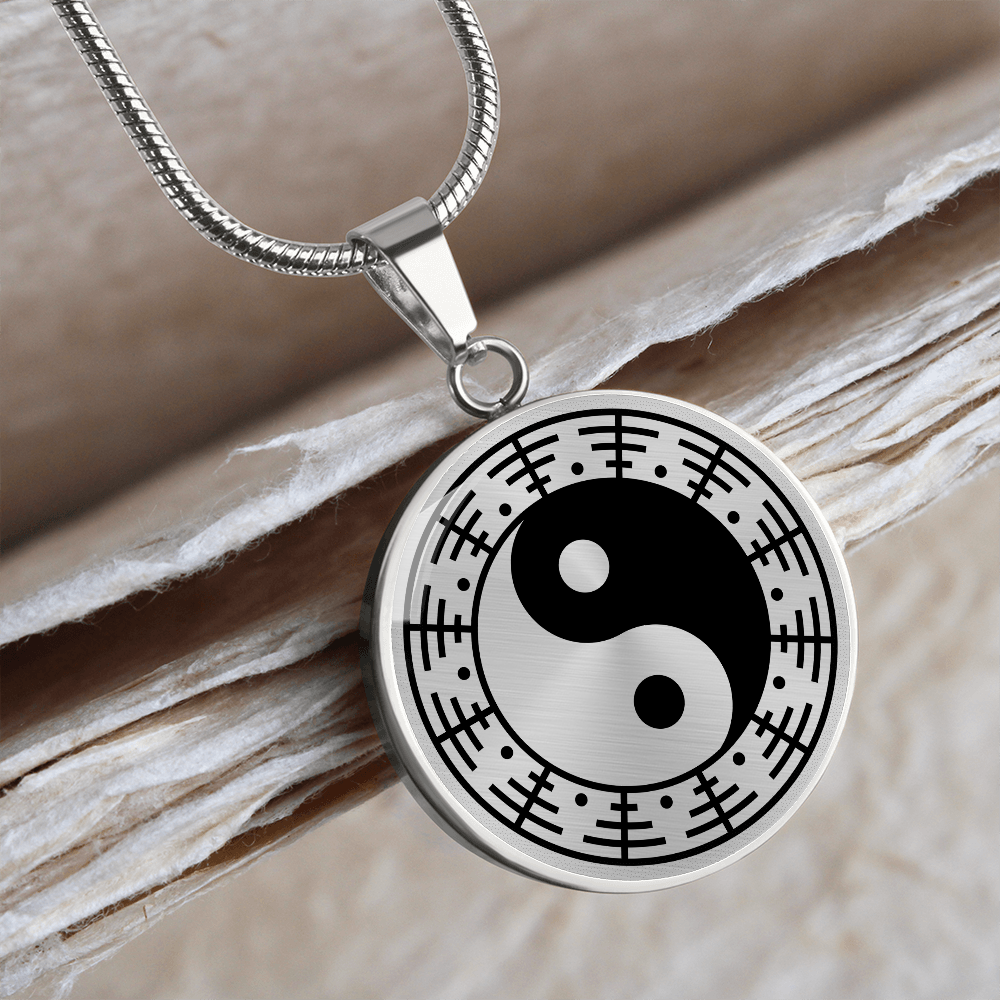 Crop Circle Pendant and Luxury Necklace - Stantonbury Hill - Shapes of Wisdom