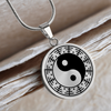 Crop Circle Pendant and Luxury Necklace - Stantonbury Hill - Shapes of Wisdom