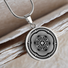 Windmill Hill 4 2k Crop Circle Pendant and Luxury Necklace - - Shapes of Wisdom