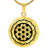 Crop Circle Pendant and Luxury Necklace - Avebury