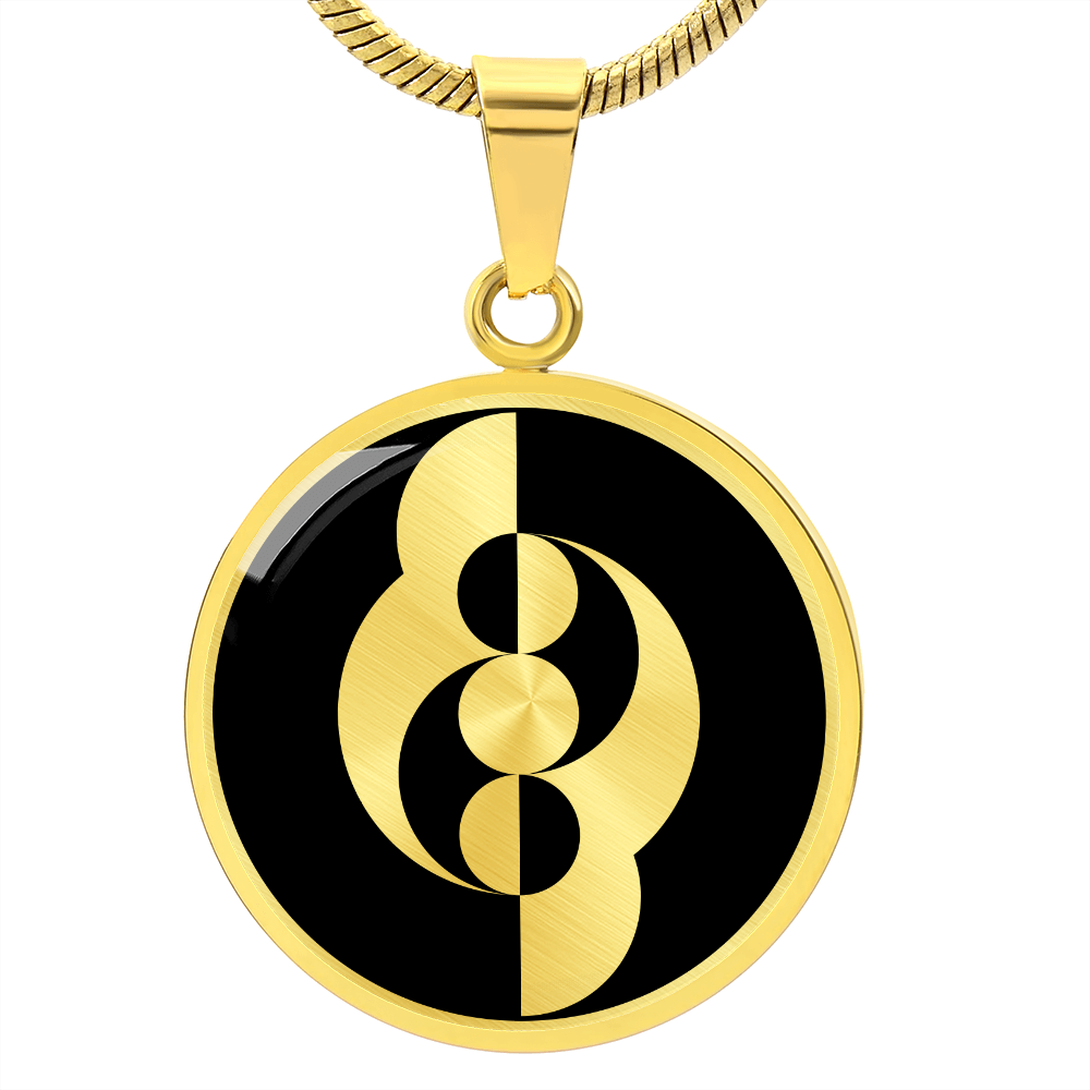 Crop Circle Pendant and Luxury Necklace - Christchurch