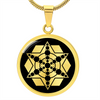 Crop Circle Pendant and Luxury Necklace - Clatford