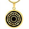 Crop Circle Pendant and Luxury Necklace - Ogbourne St George