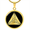 Load image into Gallery viewer, Crop Circle Pendant and Luxury Necklace - Chesterton