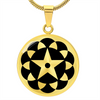 Crop Circle Pendant and Luxury Necklace - Avebury Trusloe 4