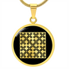 Crop Circle Pendant and Luxury Necklace - Cheesefoot Head 5