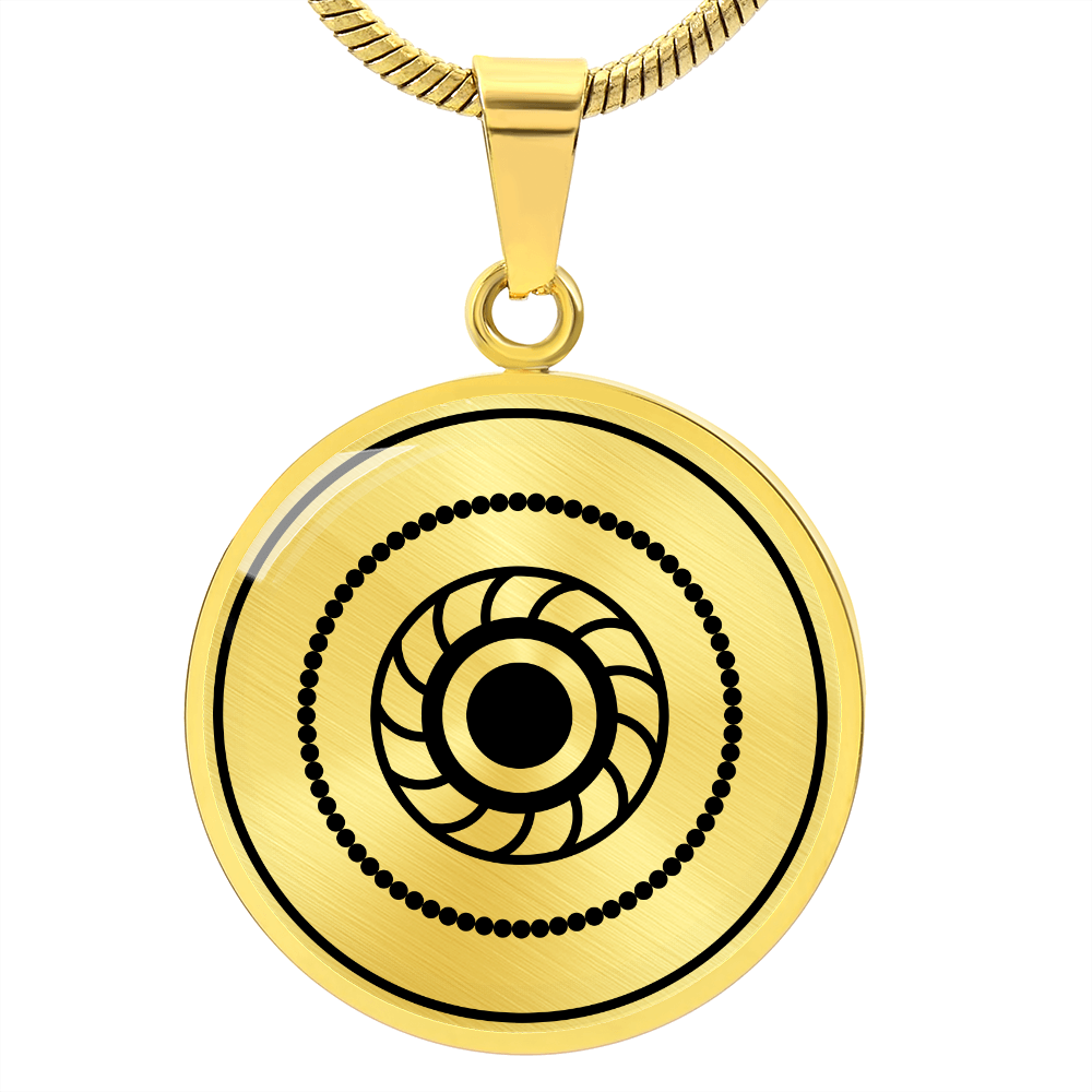 Crop Circle Pendant and Luxury Necklace - Blandford Forum 2
