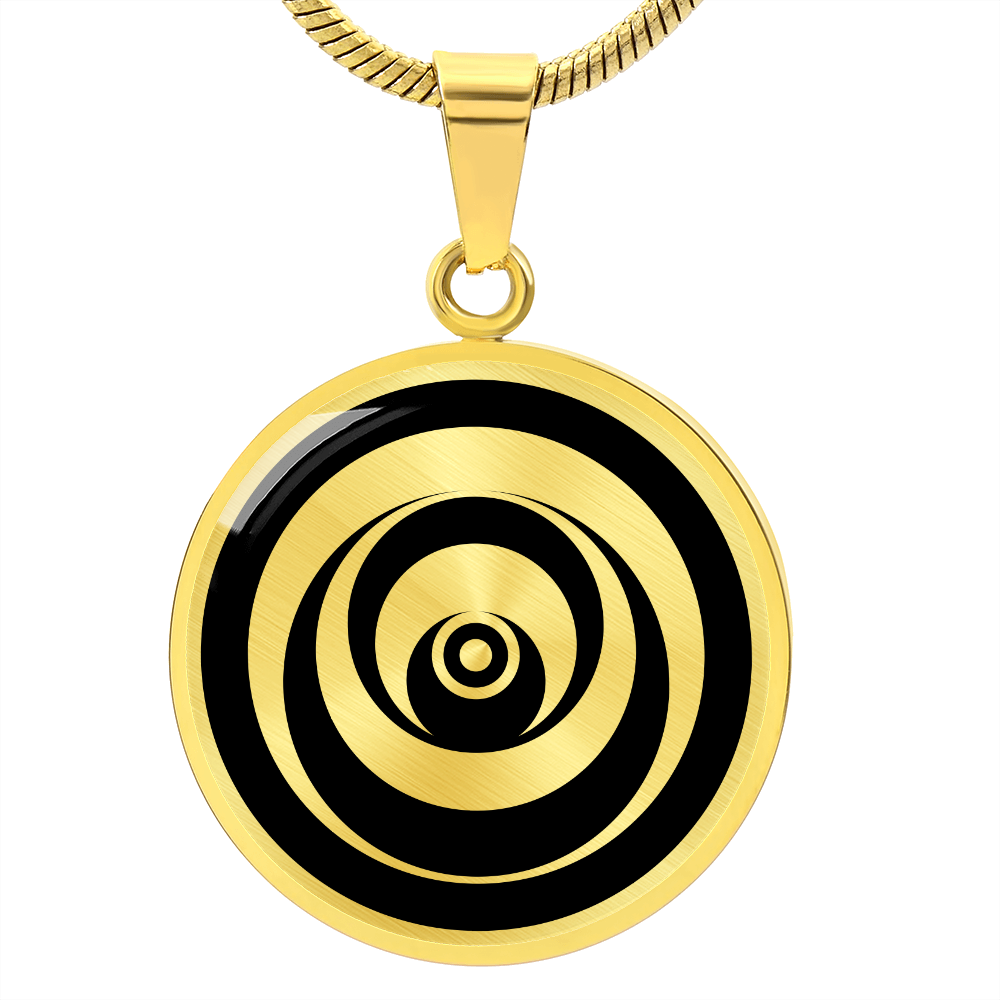 Crop Circle Pendant and Luxury Necklace - East Meon