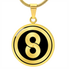 Load image into Gallery viewer, Crop Circle Pendant and Luxury Necklace - Hoeven