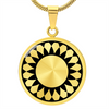 Crop Circle Pendant and Luxury Necklace - Cley Hill 6
