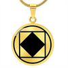 Crop Circle Pendant and Luxury Necklace - Etchilhampton 13