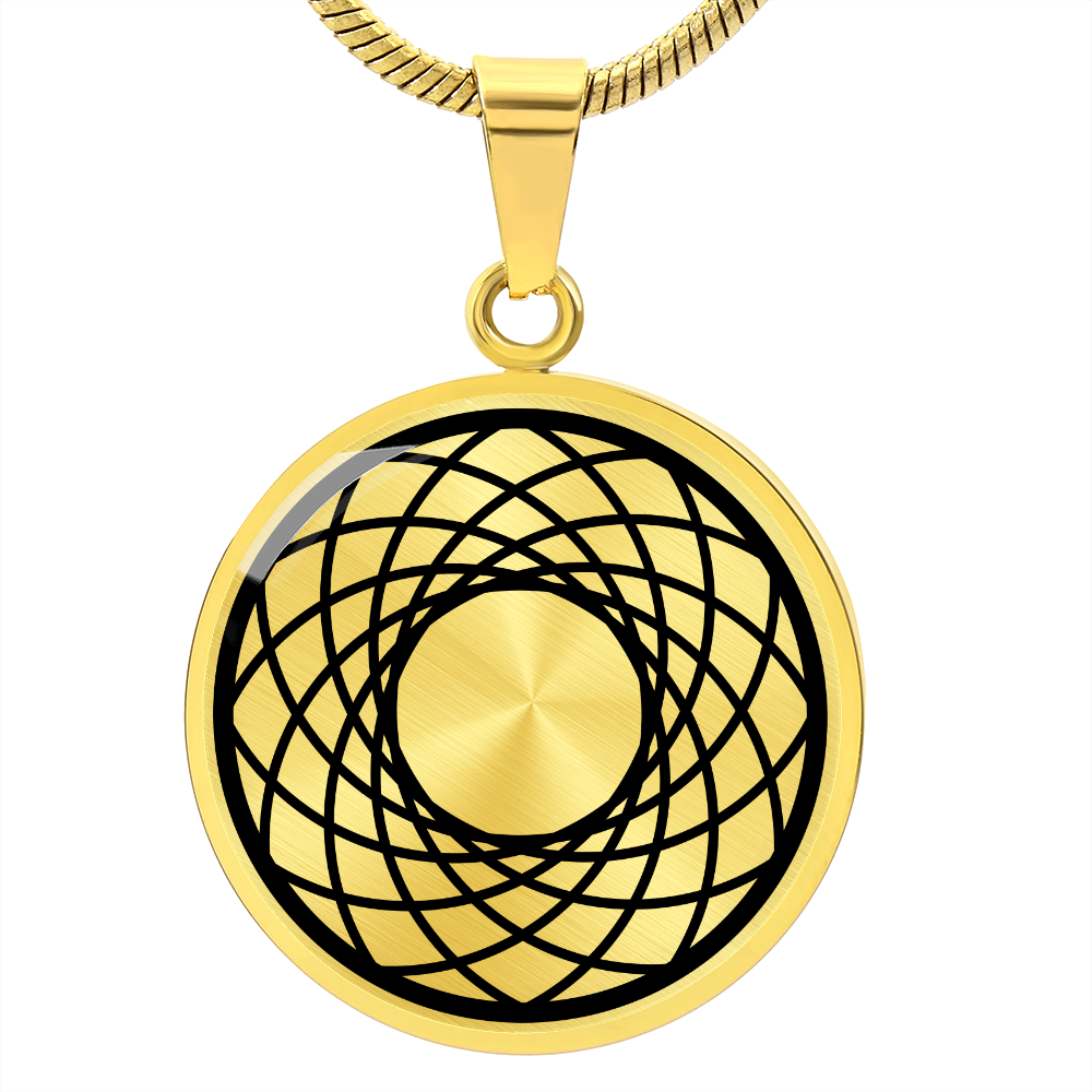 Crop Circle Pendant and Luxury Necklace - Dodworth 2