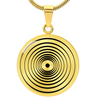 Crop Circle Pendant and Luxury Necklace - Avebury 2