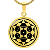Crop Circle Pendant and Luxury Necklace - Darfield