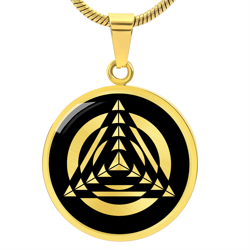 Crop Circle Pendant and Luxury Necklace - Charlton
