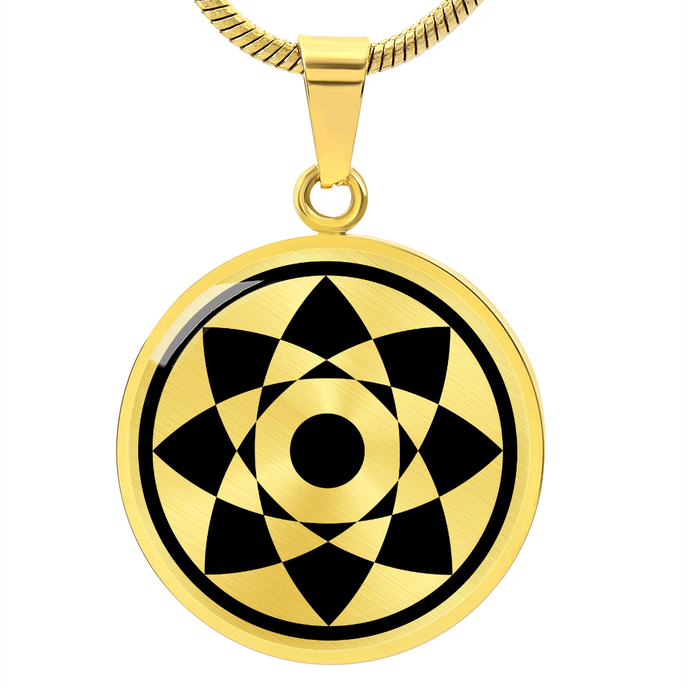 Crop Circle Pendant and Luxury Necklace - Kenilworth Castle