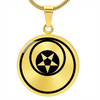 Crop Circle Pendant and Luxury Necklace - Broad Hinton 2