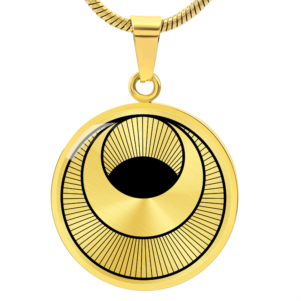 Crop Circle Pendant and Luxury Necklace - Morgan´s Hill 2