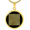 Crop Circle Pendant and Luxury Necklace - Savernake Forest