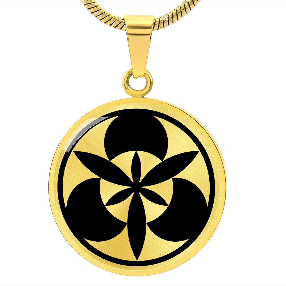 Crop Circle Pendant and Luxury Necklace - Picked Hill
