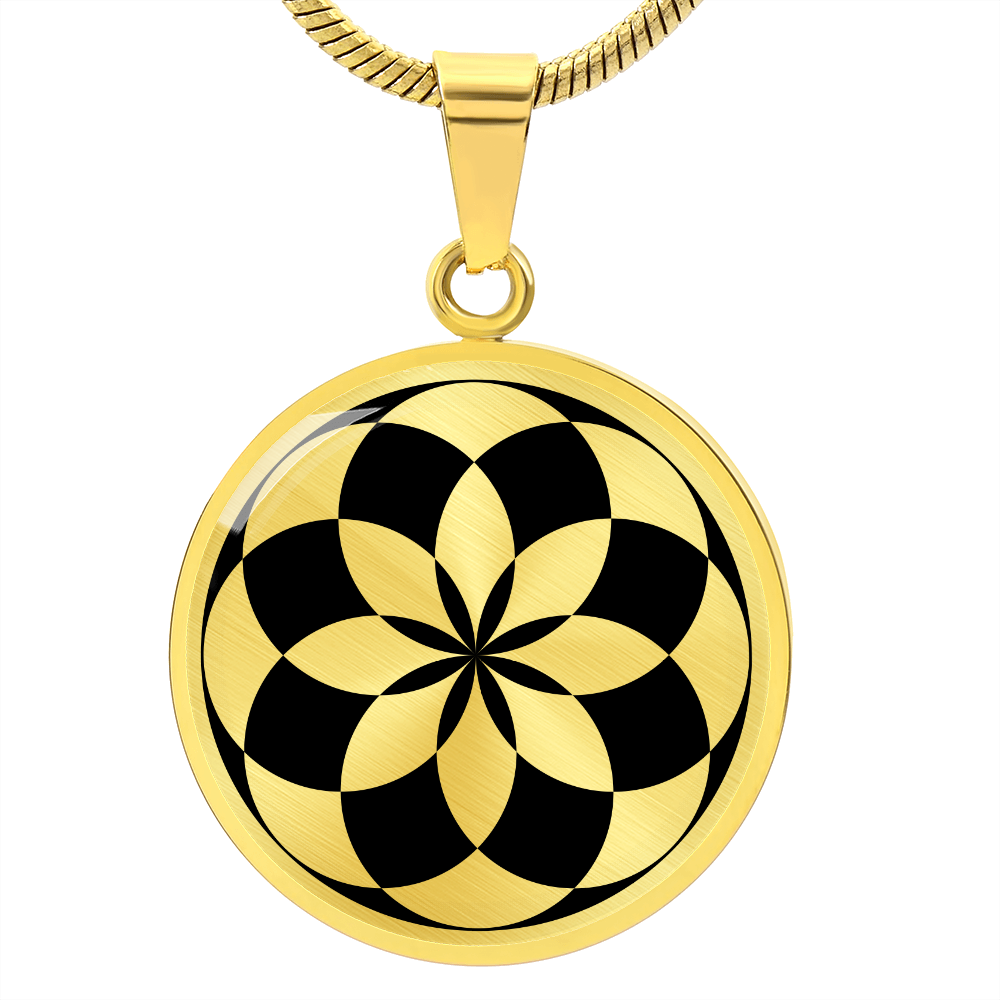 Crop Circle Pendant and Luxury Necklace - Newbridge