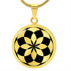 Crop Circle Pendant and Luxury Necklace - Newbridge