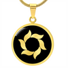 Crop Circle Pendant and Luxury Necklace - Lichtenrade
