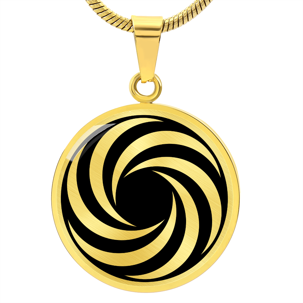 Crop Circle Pendant and Luxury Necklace - Großziethen 2