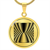 Crop Circle Pendant and Luxury Necklace - Aldbourne 4