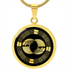 Crop Circle Pendant and Luxury Necklace - Silbury Hill 2