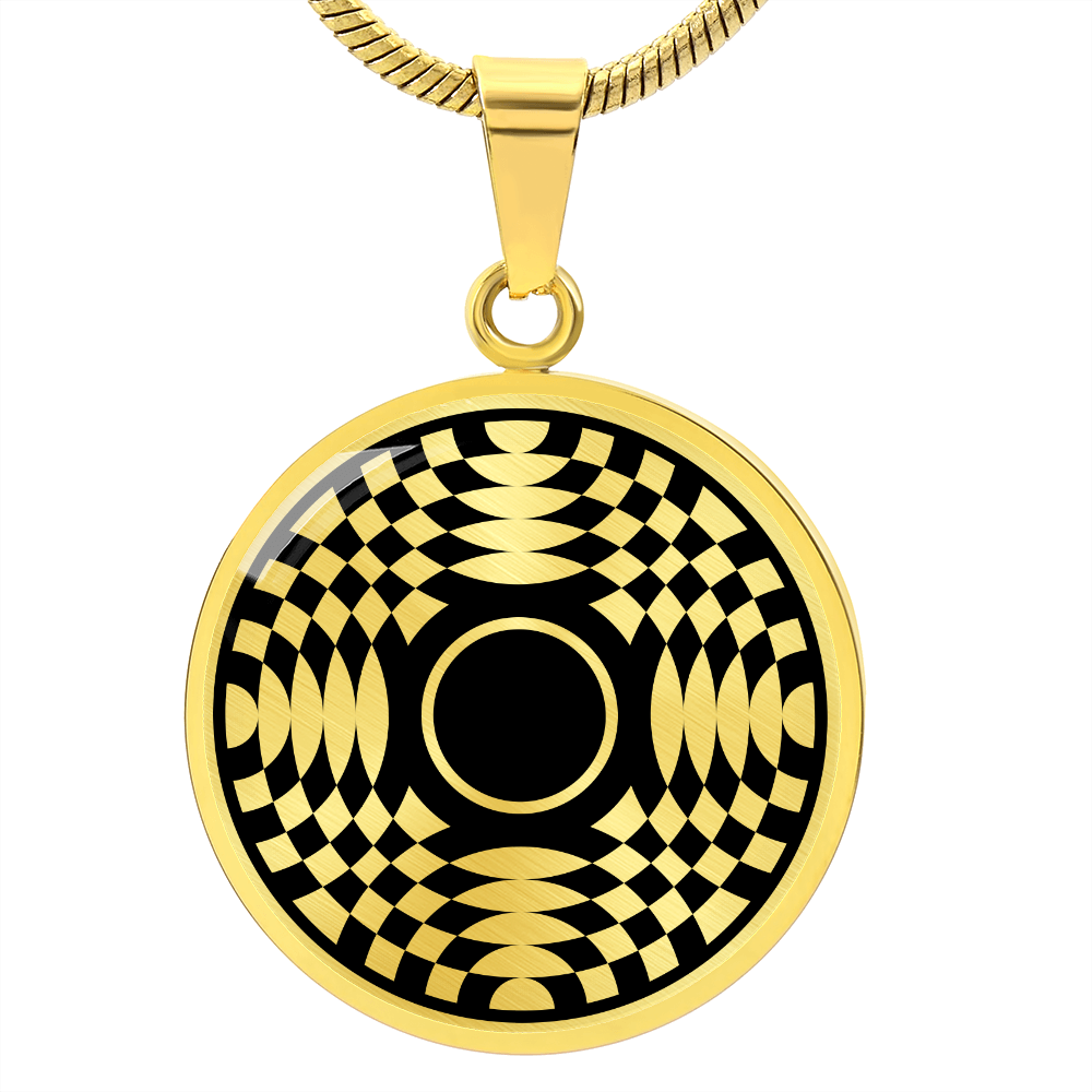 Crop Circle Pendant and Luxury Necklace - Farley Mount