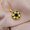 Crop Circle Pendant and Luxury Necklace - Marlborough 2
