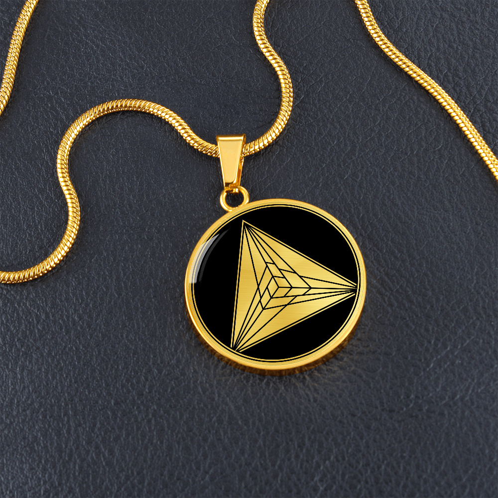 Crop Circle Pendant and Luxury Necklace - Chesterton