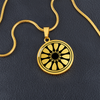 Load image into Gallery viewer, Crop Circle Pendant and Luxury Necklace - Barbury Castle 2