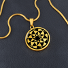 Crop Circle Pendant and Luxury Necklace - Niederscherli
