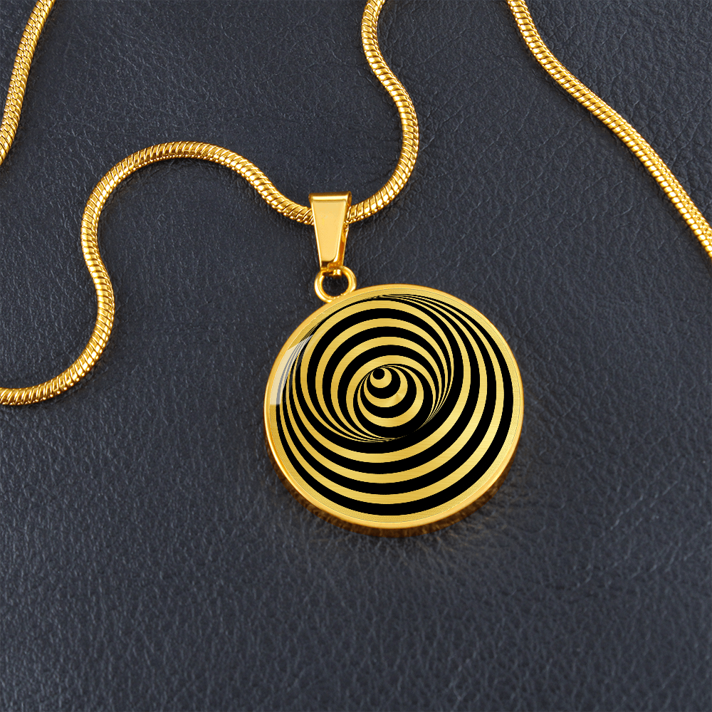 Crop Circle Pendant and Luxury Necklace - Aldbourne 2