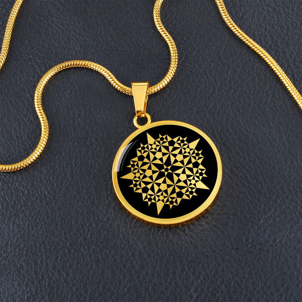 Crop Circle Pendant and Luxury Necklace - Martinsell Hill