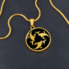 Crop Circle Pendant and Luxury Necklace - Bournemouth 3