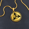 Crop Circle Pendant and Luxury Necklace - Etchilhampton 12