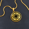 Load image into Gallery viewer, Crop Circle Pendant and Luxury Necklace - Hackpen Hill 11