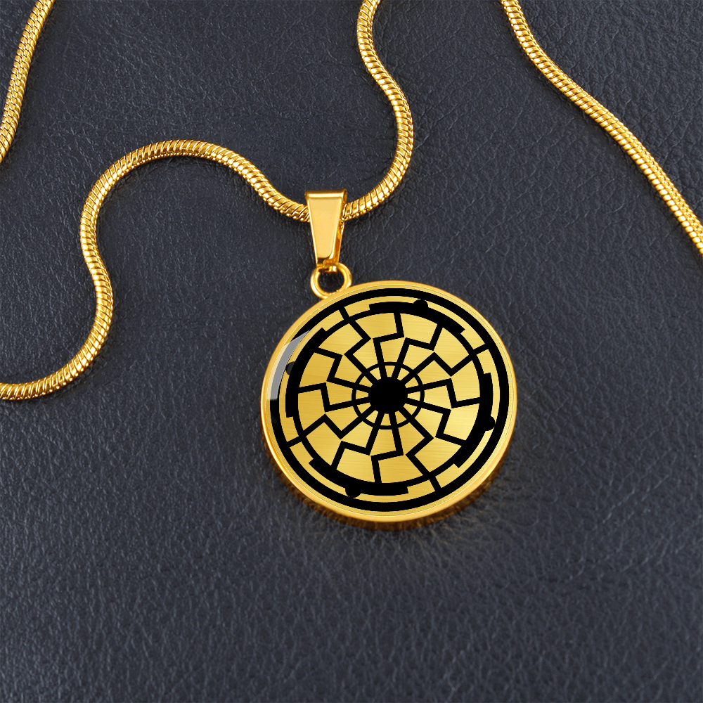 Crop Circle Pendant and Luxury Necklace - Bowerchalke