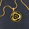Load image into Gallery viewer, Crop Circle Pendant and Luxury Necklace - Liddington Castle 4