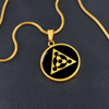 Crop Circle Pendant and Luxury Necklace - Chinnor