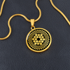 Sugar Hill 2k Crop Circle Pendant and Luxury Necklace - - Shapes of Wisdom